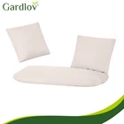 Kép 1/11 - Dupla hintaágy párnaszett – 3 részes krémszínű