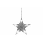 Kép 5/6 - Lógó függöny csillagok 138 LED-es, 4m (hideg fehér)