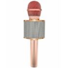 Kép 2/5 - Vezeték nélküli karaoke mikrofon Bluetooth hangszóróval (rózsa arany)