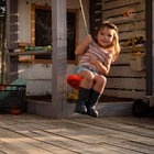 Kép 12/12 - Műanyag kerti hinta - kerek