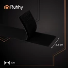 Kép 17/17 - Öntapadó tépőzár szalag 5mx2,5cm fekete