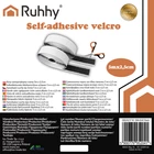 Kép 2/17 - Öntapadó tépőzár szalag 5mx2,5cm fekete