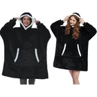 Kép 3/10 - XXL pulóver fekete