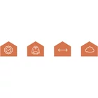 Kép 8/8 - Óriás sötétkék kapucnis pulóver