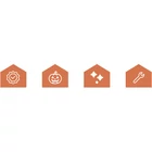 Kép 7/7 - Dekoratív függöny 2x1m arany