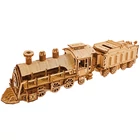 Kép 3/10 - 3D fa gőzmozdony puzzle