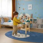 Kép 12/13 - Fa munkapad szerszámokkal