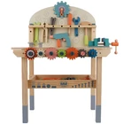 Kép 5/13 - Fa munkapad szerszámokkal