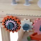 Kép 9/13 - Fa munkapad szerszámokkal