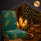 Kép 4/8 - Karácsonyi székhuzat - Zöld