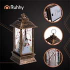 Kép 7/8 - Karácsonyi lámpa - barna