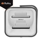 Kép 14/36 - Kétkamrás felmosó szett 11 L vödörrel és mopfejekkel