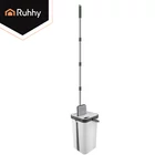 Kép 22/36 - Kétkamrás felmosó szett 11 L vödörrel és mopfejekkel