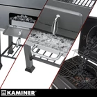 Kép 8/17 -  Kerti grill fedővel 114x67x120cm