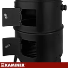 Kép 11/16 - Kerti grillsütő-füstölő 44x80x42cm