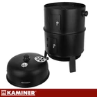 Kép 7/16 - Kerti grillsütő-füstölő 44x80x42cm