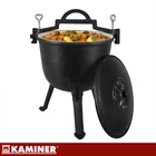 Kép 13/21 - Zománcozott öntöttvas bogrács 8 L