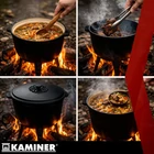 Kép 14/21 - Zománcozott öntöttvas bogrács 8 L