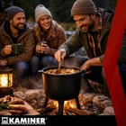 Kép 15/21 - Zománcozott öntöttvas bogrács 8 L