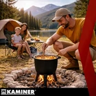 Kép 16/21 - Zománcozott öntöttvas bogrács 8 L