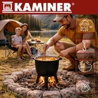 Kép 4/21 - Zománcozott öntöttvas bogrács 8 L