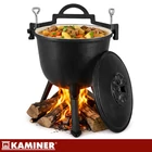 Kép 9/21 - Zománcozott öntöttvas bogrács 8 L