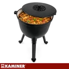 Kép 13/22 - Zománcozott öntöttvas bogrács 10L