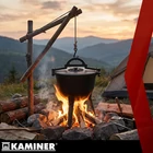 Kép 15/22 - Zománcozott öntöttvas bogrács 10L