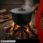 Kép 17/22 - Zománcozott öntöttvas bogrács 10L