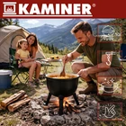 Kép 4/22 - Zománcozott öntöttvas bogrács 10L