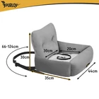 Kép 4/13 - Kutyaülés autóba S - 44x35x30cm 