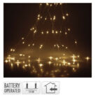 Kép 1/3 - 80 LED-es meleg fehér karácsonyfa fényfüzér