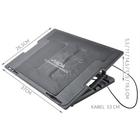 Kép 6/6 - Állítható dőlésszögű laptop tartó beépített ventilátorral