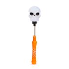 Kép 1/3 - Halloween-i LED lámpa (rugós koponya, elemes)