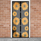 Kép 1/5 - Mágneses szúnyogháló függöny ajtóra (100 x 210 cm,  napraforgós)