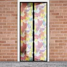 Kép 1/4 - Mágneses szúnyogháló függöny ajtóra (100 x 210 cm, színes pillangós)