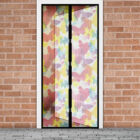 Kép 1/4 - Mágneses szúnyogháló függöny ajtóra (100 x 210 cm, színes pillangós)