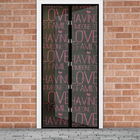 Kép 1/4 - Mágneses szúnyogháló függöny ajtóra (100 x 210 cm, love)