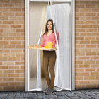 Kép 1/2 - Szúnyogháló függöny ajtóra (mágneses, 100 x 210 cm, fehér)