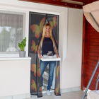 Mágneses szúnyogháló függöny ajtóra (100 x 210 cm, pillangós)