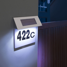 Kép 2/2 - Napelemes LED házszámtábla