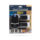Kép 2/2 - Digitális elem- és vezeték nélküli csengő (fekete, Kinetic, dupla kültéri egységgel)
