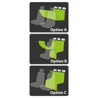 Kép 3/4 - Ülésvédő huzat háziállatoknak (fekete, 130 x 160 cm)