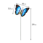 Kép 2/4 - Leszúrható dekor pillangó (színes, 29 cm, műanyag)