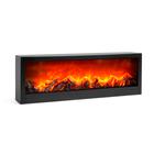Kép 1/3 - Kandalló LED-es lánghatással (elemes / USB-s, 60 x 10 x 20 cm)
