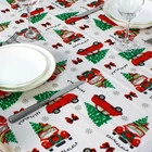 Kép 1/3 - Karácsonyi asztalterítő - flannel - 132 x 178 cm