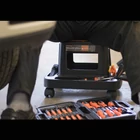 Kép 2/5 - Gurulós szék szerszámtartóval - műanyag