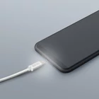 Kép 2/4 - Adatkábel - MicroUSB, LED fénnyel, fehér - 1 m
