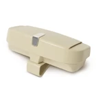 Kép 2/6 - Autós csipeszes szemüveg és kártyatartó - bézs