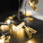 Kép 2/3 - Születésnapi LED-es fényfüzér - "Happy Birthday" - 13 LED - 2 x AA - 2 m